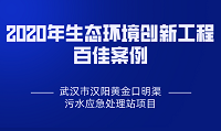 喜訊！蘇創(chuàng)環(huán)境武漢污水處理項(xiàng)目入選“2020年生態(tài)環(huán)境創(chuàng)新工程百佳案例”